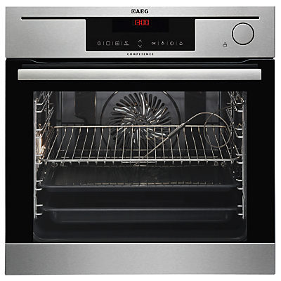 AEG BS730472KM Built-In Single Combination Steam Oven, Stainless Steel AEG BS730472KM Built-In Single Combination Steam Oven, Stainless Steel